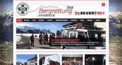 Desktop Screenshot of bergrettung-innsbruck.at