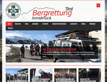 Tablet Screenshot of bergrettung-innsbruck.at